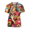2023 Summer Hot Sale One Piece 3D Print T Shirt Japanese Anime Cute Cartoon Character Chopper 4 1 - One Piece Mall