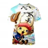 2023 Summer Hot Sale One Piece 3D Print T Shirt Japanese Anime Cute Cartoon Character Chopper 7 1 - One Piece Mall