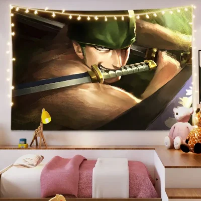 Anime One Piece Kaidou Monkey D Luffy Roronoa Zoro Children Room Super Cool Handsome Background Decorative 20 - One Piece Mall