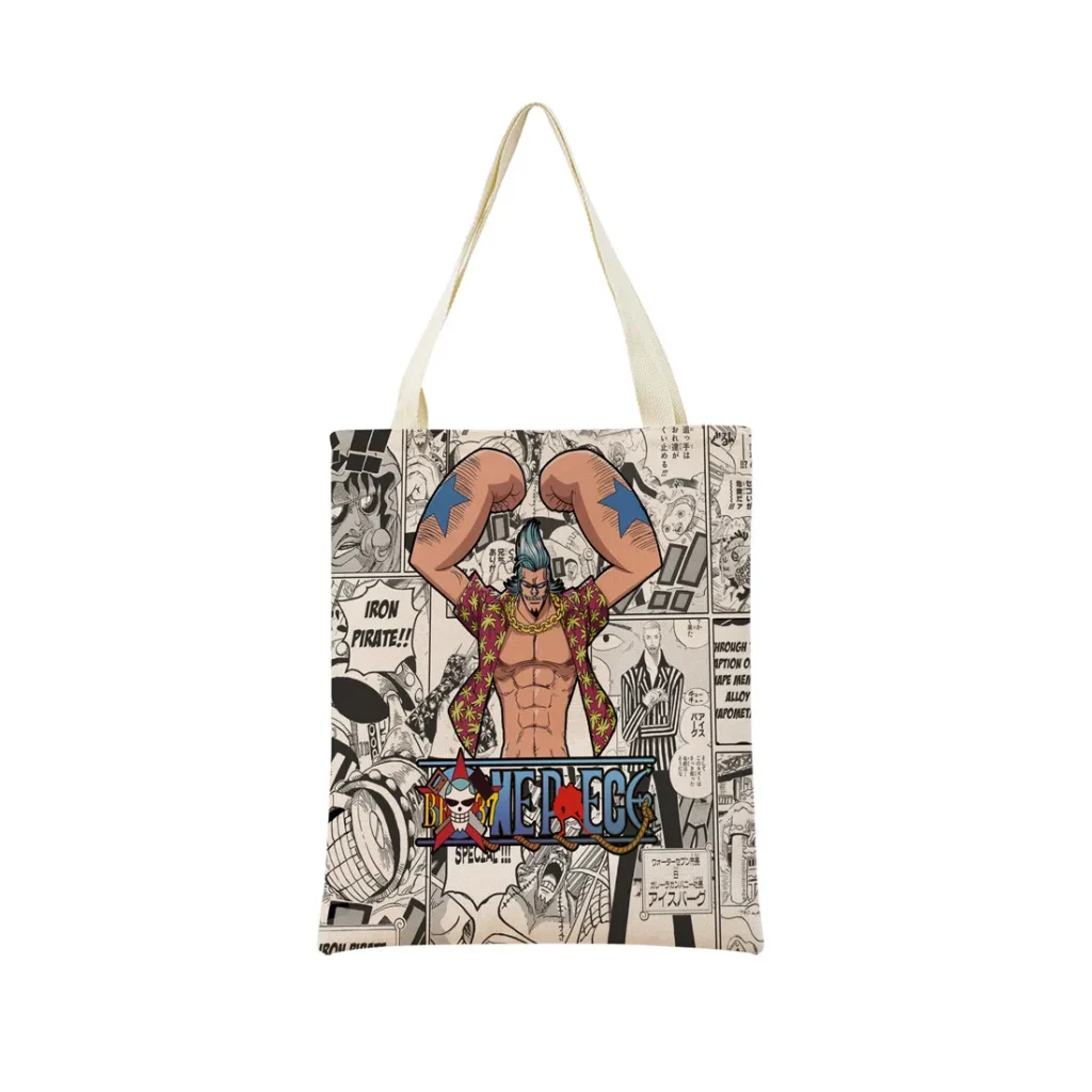 Anime One Piece Pattern Market Eco Shopping Bag Double Side Print Design Foldable Women Handbag Portable 17 - One Piece Mall