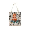 Anime One Piece Pattern Market Eco Shopping Bag Double Side Print Design Foldable Women Handbag Portable 20 - One Piece Mall