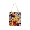 Anime One Piece Pattern Market Eco Shopping Bag Double Side Print Design Foldable Women Handbag Portable 23 - One Piece Mall