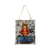 Anime One Piece Pattern Market Eco Shopping Bag Double Side Print Design Foldable Women Handbag Portable 7 - One Piece Mall