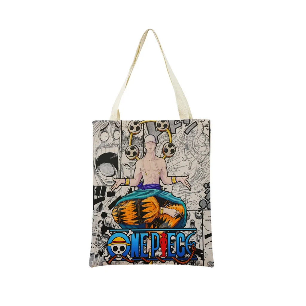 Anime One Piece Pattern Market Eco Shopping Bag Double Side Print Design Foldable Women Handbag Portable 8 - One Piece Mall