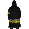 Black Trafalgar Law One Piece AOP Hooded Cloak Coat BACK Mockup - One Piece Mall