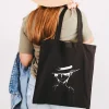 Cute Anime Monkey D Luffy Roronoa Zoro One Piece Women Canvas Shoulder Bag Handbag Tote Eco 14 - One Piece Mall