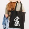 Cute Anime Monkey D Luffy Roronoa Zoro One Piece Women Canvas Shoulder Bag Handbag Tote Eco 15 - One Piece Mall