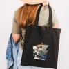 Cute Anime Monkey D Luffy Roronoa Zoro One Piece Women Canvas Shoulder Bag Handbag Tote Eco 16 - One Piece Mall