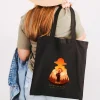 Cute Anime Monkey D Luffy Roronoa Zoro One Piece Women Canvas Shoulder Bag Handbag Tote Eco 20 - One Piece Mall