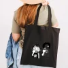 Cute Anime Monkey D Luffy Roronoa Zoro One Piece Women Canvas Shoulder Bag Handbag Tote Eco 5 - One Piece Mall
