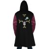 Dracule Mihawk One Piece AOP Hooded Cloak Coat BACK Mockup - One Piece Mall