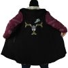 Dracule Mihawk One Piece AOP Hooded Cloak Coat NO HOOD Mockup - One Piece Mall