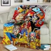 Fashionable Anime One P Piece flannel plush blanket living room bedroom sofa bed portable blanket picnic - One Piece Mall