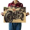 Home Decoration Poster One Piece Stickers DIY Room bar Cafe decoration Gift Printing art mural kraft 1 - One Piece Mall