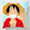 Hot Anime One Piece Figure Toys Roronoa Zoro Tony Chopper Nami Printed Pillows Cover Birthday Party 20 - One Piece Mall