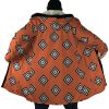 Jinbe Wano Country Arc OP AOP Hooded Cloak Coat NO HOOD Mockup - One Piece Mall