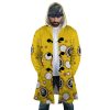 Jinbe Whole Cake Island Arc OP AOP AOP Hooded Cloak Coat FRONT Mockup - One Piece Mall
