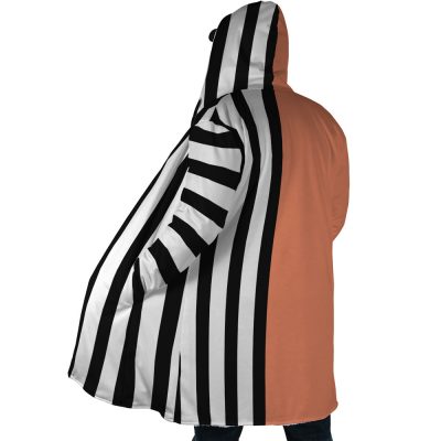 Kinemon One Piece AOP Hooded Cloak Coat SIDE Mockup - One Piece Mall
