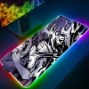 LED Light Mause Pad for Computer Mouse Pad Anime Desk Mat PC Gamer Cabinet For Office 12 - One Piece Mall