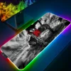 LED Light Mause Pad for Computer Mouse Pad Anime Desk Mat PC Gamer Cabinet For Office 20 - One Piece Mall
