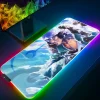 LED Light Mause Pad for Computer Mouse Pad Anime Desk Mat PC Gamer Cabinet For Office 6 - One Piece Mall