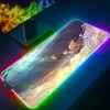 LED Light Mause Pad for Computer Mouse Pad Anime Desk Mat PC Gamer Cabinet For Office 7 - One Piece Mall