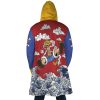 Luffy Gear 5 Sea Wave OP AOP Hooded Cloak Coat BACK Mockup - One Piece Mall