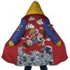 Luffy Gear 5 Sea Wave OP AOP Hooded Cloak Coat MAIN Mockup - One Piece Mall