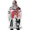 Monkey D. Luffy Pirate King One Piece AOP Hooded Cloak Coat BACK Mockup - One Piece Mall
