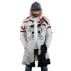 Monkey D. Luffy Pirate King One Piece AOP Hooded Cloak Coat FRONT Mockup - One Piece Mall