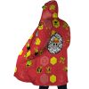 Mugiwara Pirates One Piece AOP Hooded Cloak Coat SIDE Mockup - One Piece Mall
