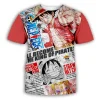 New Anime One Piece Luffy Fashion Kids Boy Girl Children T Shirt 3D Casual Summer Men 4 1 - One Piece Mall