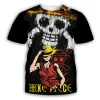 New Anime One Piece Luffy Fashion Kids Boy Girl Children T Shirt 3D Casual Summer Men 5 1 - One Piece Mall