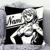 New Cartoon Cushion One Piece Luffy Zoro Nami Usopp Chopper Robin Peripheral Anime Fashion Children Couple 7 - One Piece Mall