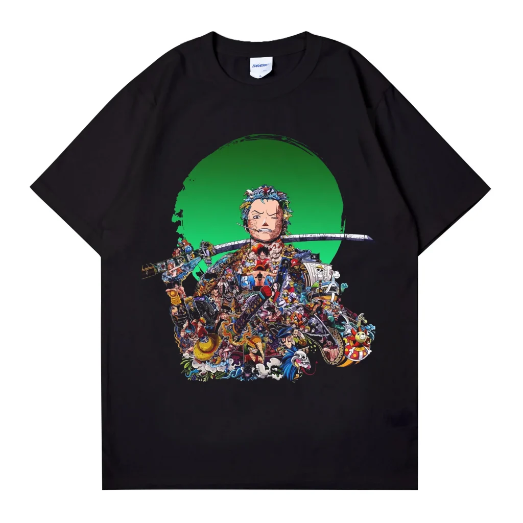 ONE PIECE Roronoa Zoro T Shirts Anime Character Print Cosplay T Shirts Youth men luffy Graphic - One Piece Mall