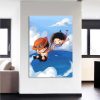 One Piece Chibi Luffy And Ace Jumps In The Ocean 1pc Canvas 2 - One Piece Mall