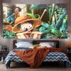 One Piece Edward Newgate Sanji Decorative Hanging Cloth Oversized Decorative Tapestry Bedside Background Wall Bedroom Decoration 8 - One Piece Mall