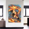 One Piece Fiery Ace Fire Fist Battle Fight 1pc Canvas Print 2 562x562 1 - One Piece Mall