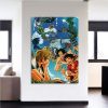 One Piece Luffy Ace Sabo Brotherhood Friendship 1pc Wall Art 2 - One Piece Mall