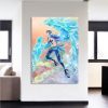 One Piece Marco The Phoenix Pirate Blue Portrait 1pc Canvas 2 - One Piece Mall