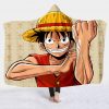 One Piece Monkey D Luffy Wearable Blanket - One Piece Mall