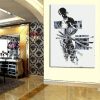 One Piece Pirate Roronoa Zoro Black And White 1pc Wall Art 3 - One Piece Mall