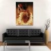 One Piece Portgas D Ace Flame Aura Portrait Orange 1pc Canvas 1 - One Piece Mall