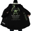 Roronoa Zoro One Piece AOP Hooded Cloak Coat NO HOOD Mockup - One Piece Mall