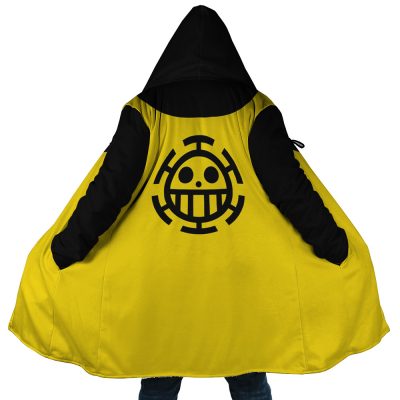 Trafalgar Law One Piece Hooded Cloak Coat MAIN Mockup - One Piece Mall