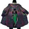Trippy Hippie Trip Brook One Piece AOP Hooded Cloak Coat NO HOOD Mockup - One Piece Mall