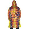 Trippy Luffy One Piece AOP Hooded Cloak Coat BACK Mockup - One Piece Mall