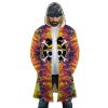Trippy Luffy One Piece AOP Hooded Cloak Coat FRONT Mockup - One Piece Mall