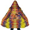 Trippy Luffy One Piece AOP Hooded Cloak Coat MAIN Mockup - One Piece Mall