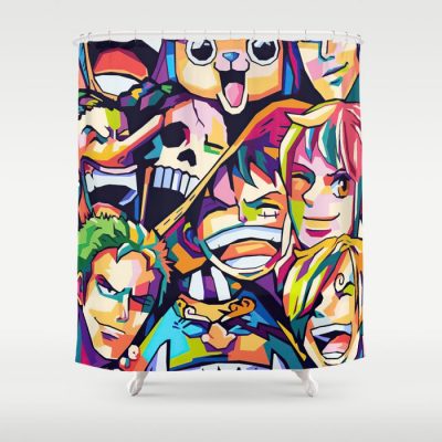 the king of pirates one piece5726814 shower curtains - One Piece Mall